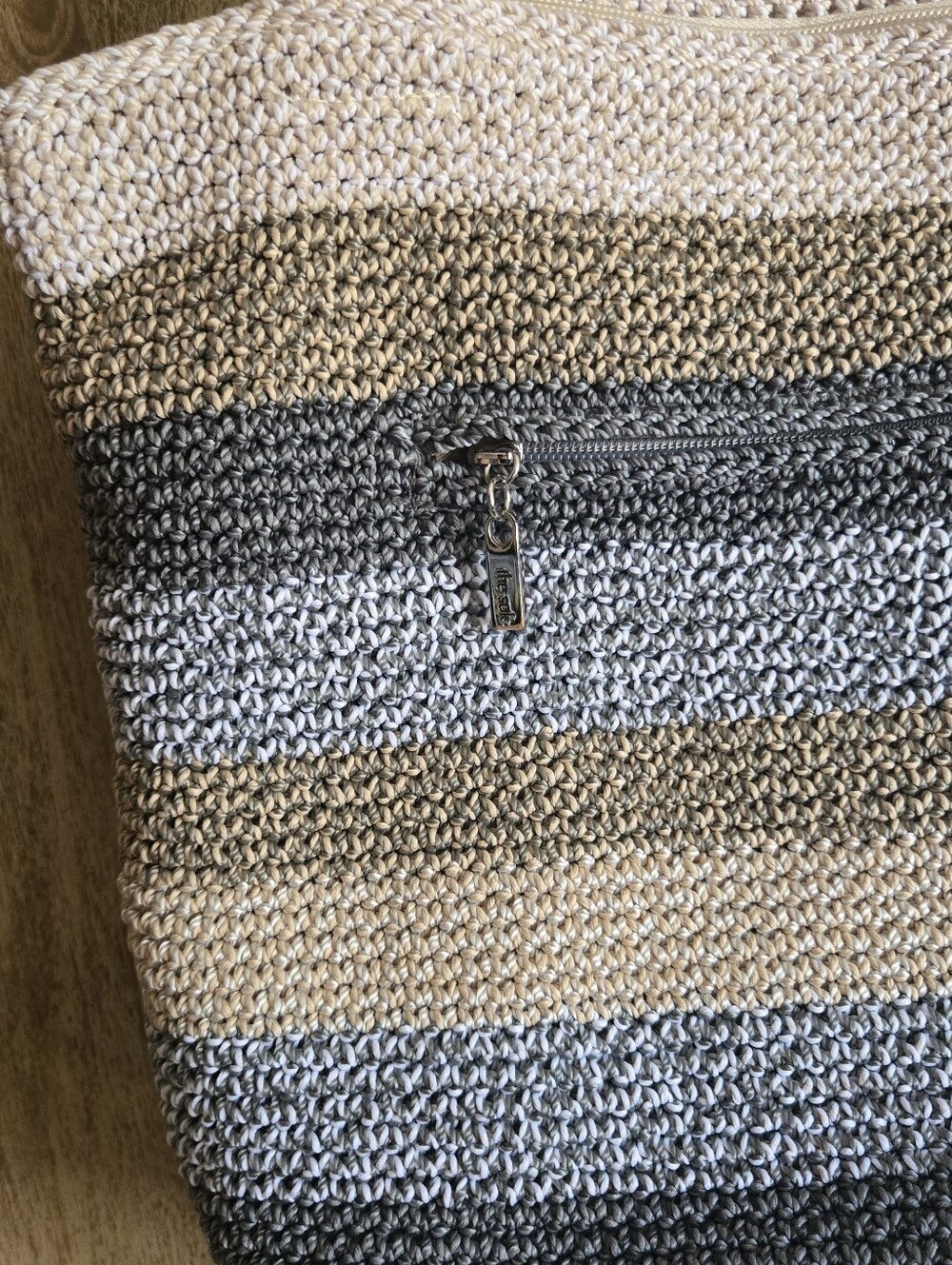 The Sak Casual Classics Hand Crochet Tote Coastal Stripe - Picture 5 of 6